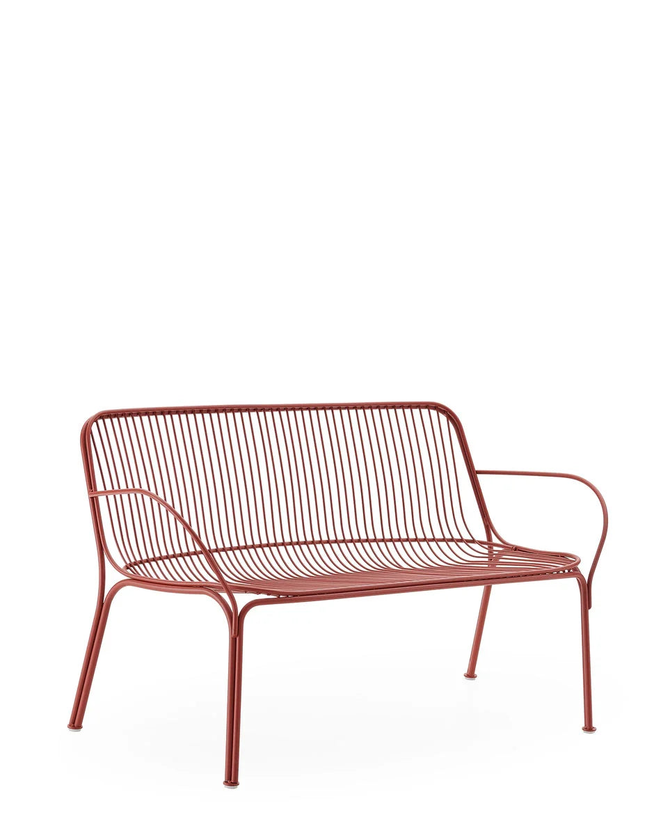 Sofa Lounge Hiray Canapé d'extérieur - Ludovica + Roberto Palomba - Kartell-Rouge-The Woods Gallery