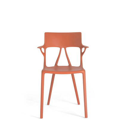 Chaise A.I de Philippe Starck - lot de 2- Kartell-Orange-The Woods Gallery