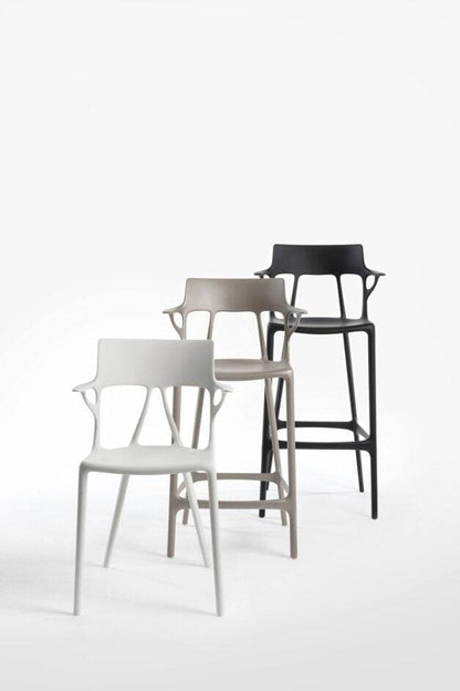 Chaise de bar A.I. stool recycled de Philippe Starck - Kartell