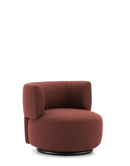 Fauteuil K-Wait tissu bouclé de Rodolfo Dordoni - Kartell-Bordeaux-The Woods Gallery