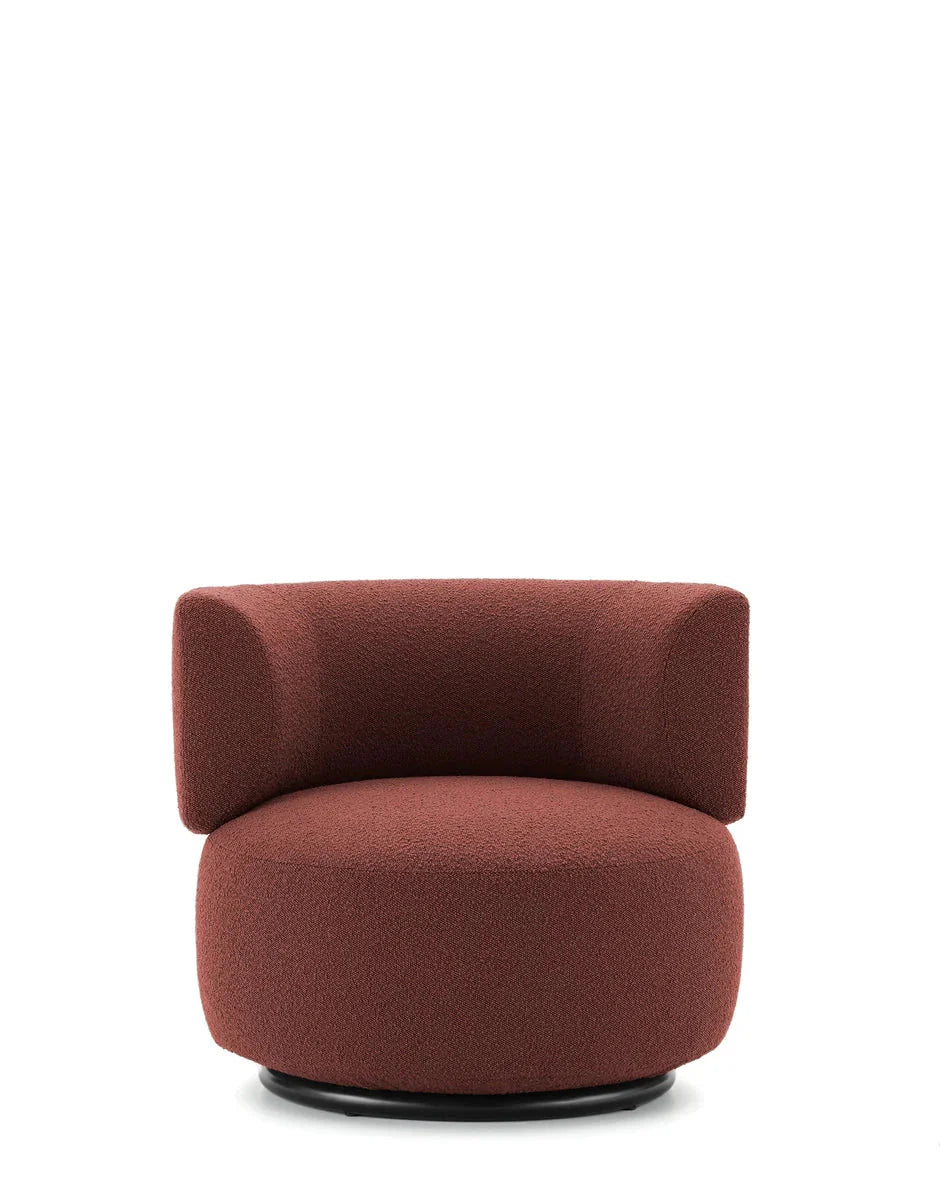 Fauteuil K-Wait tissu bouclé  de Rodolfo Dordoni - Kartell