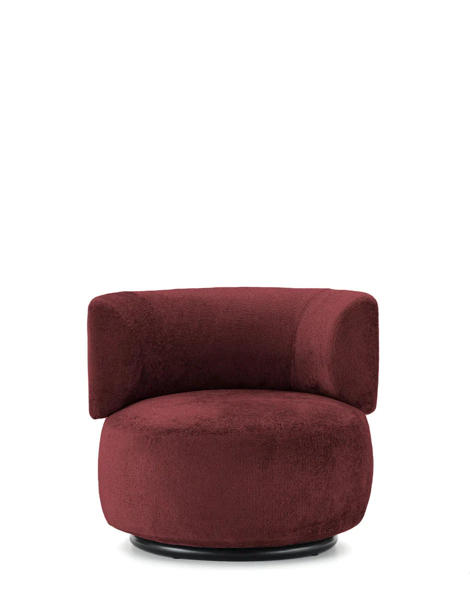 Fauteuil K-Wait tissu chenille de Rodolfo Dordoni - Kartell