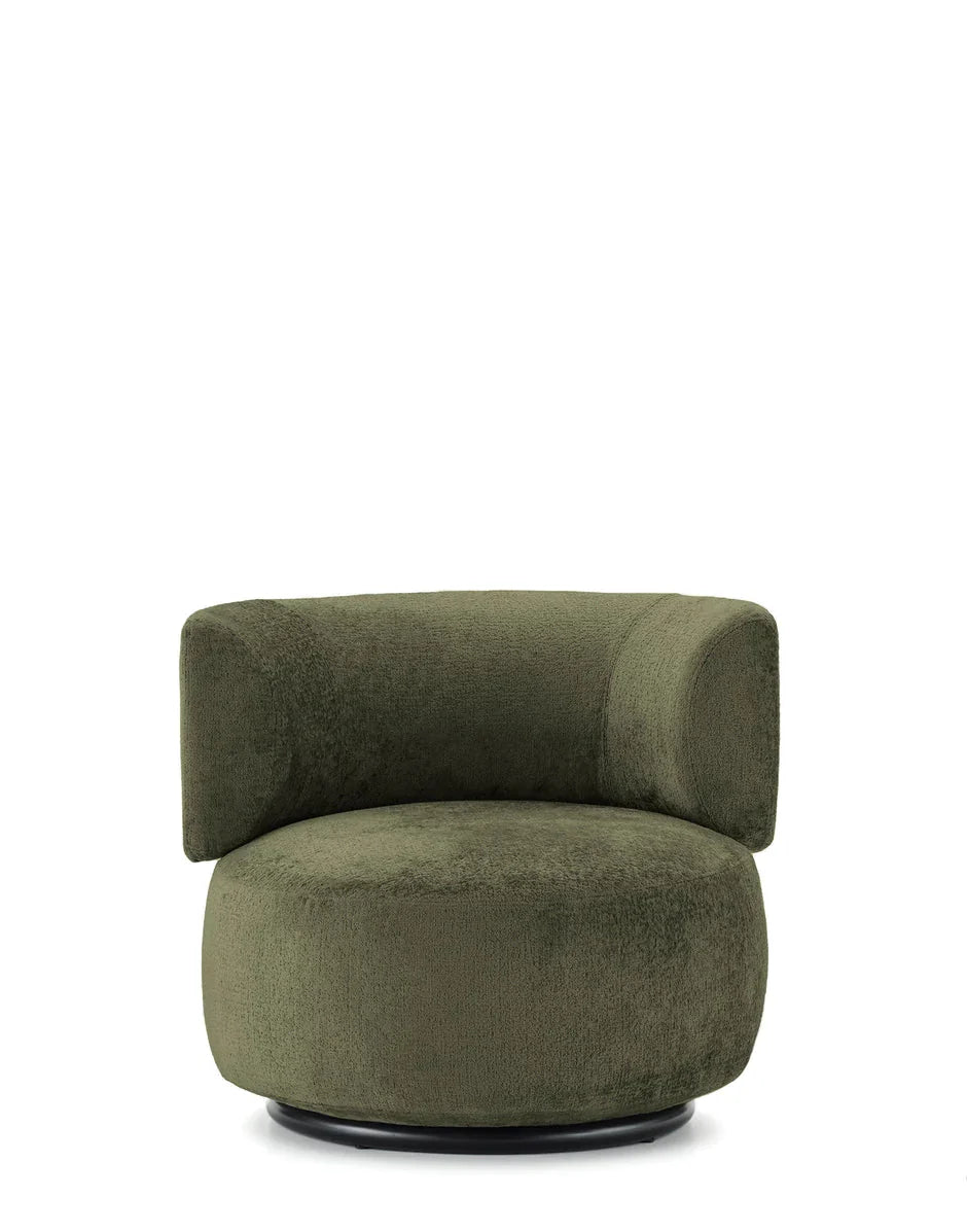 Fauteuil K-Wait tissu chenille de Rodolfo Dordoni - Kartell