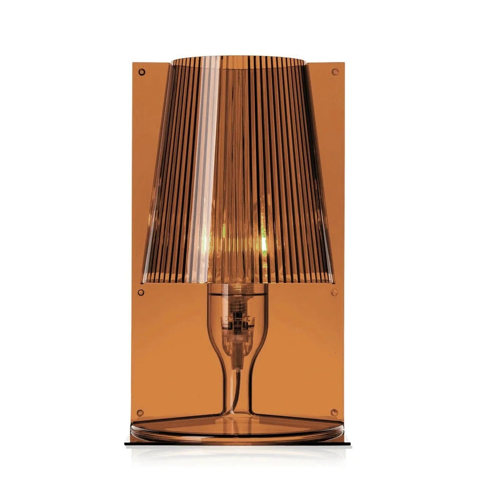 Lampe Take de Ferruccio Laviani - Kartell-Ambre-The Woods Gallery