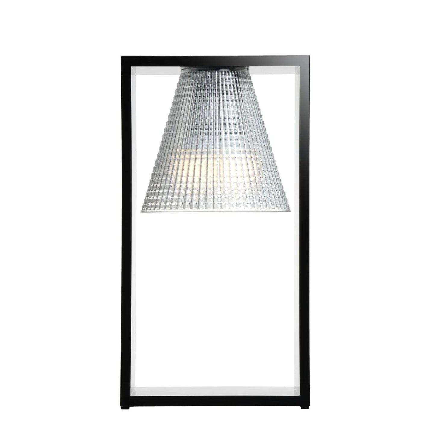 Lampe de table Light-Air d'Eugeni Quitllet - Kartell-Noir-Cristal-The Woods Gallery