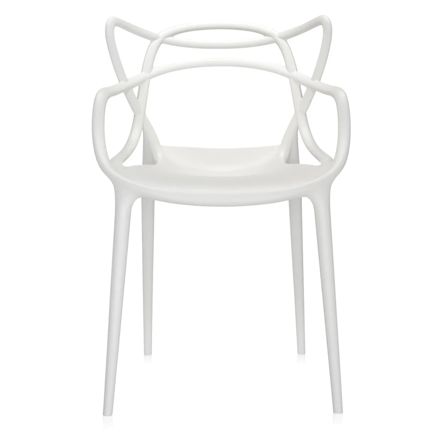 Lot de 2 Chaises Masters de Philippe Starck & Eugeni Quitllet - Kartell-Blanc-The Woods Gallery