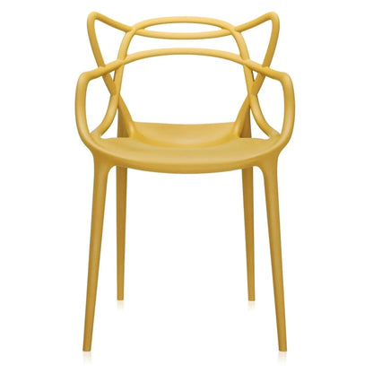 Lot de 2 Chaises Masters de Philippe Starck & Eugeni Quitllet - Kartell-Moutarde-The Woods Gallery