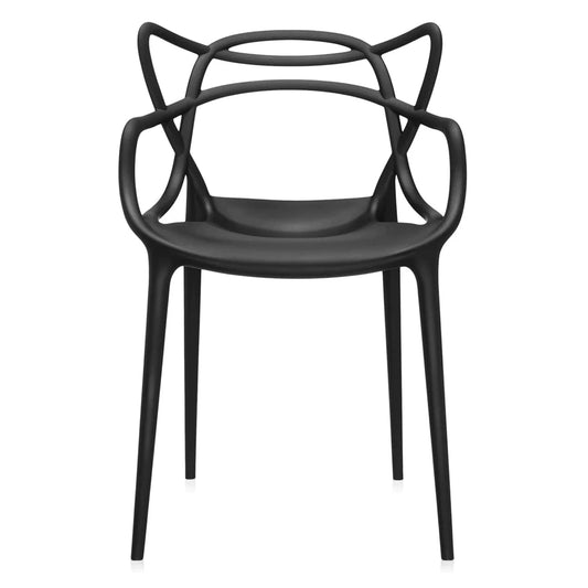 Lot de 2 Chaises Masters de Philippe Starck & Eugeni Quitllet - Kartell-Noir-The Woods Gallery