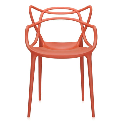 Lot de 2 Chaises Masters de Philippe Starck & Eugeni Quitllet - Kartell-Rouille orange-The Woods Gallery