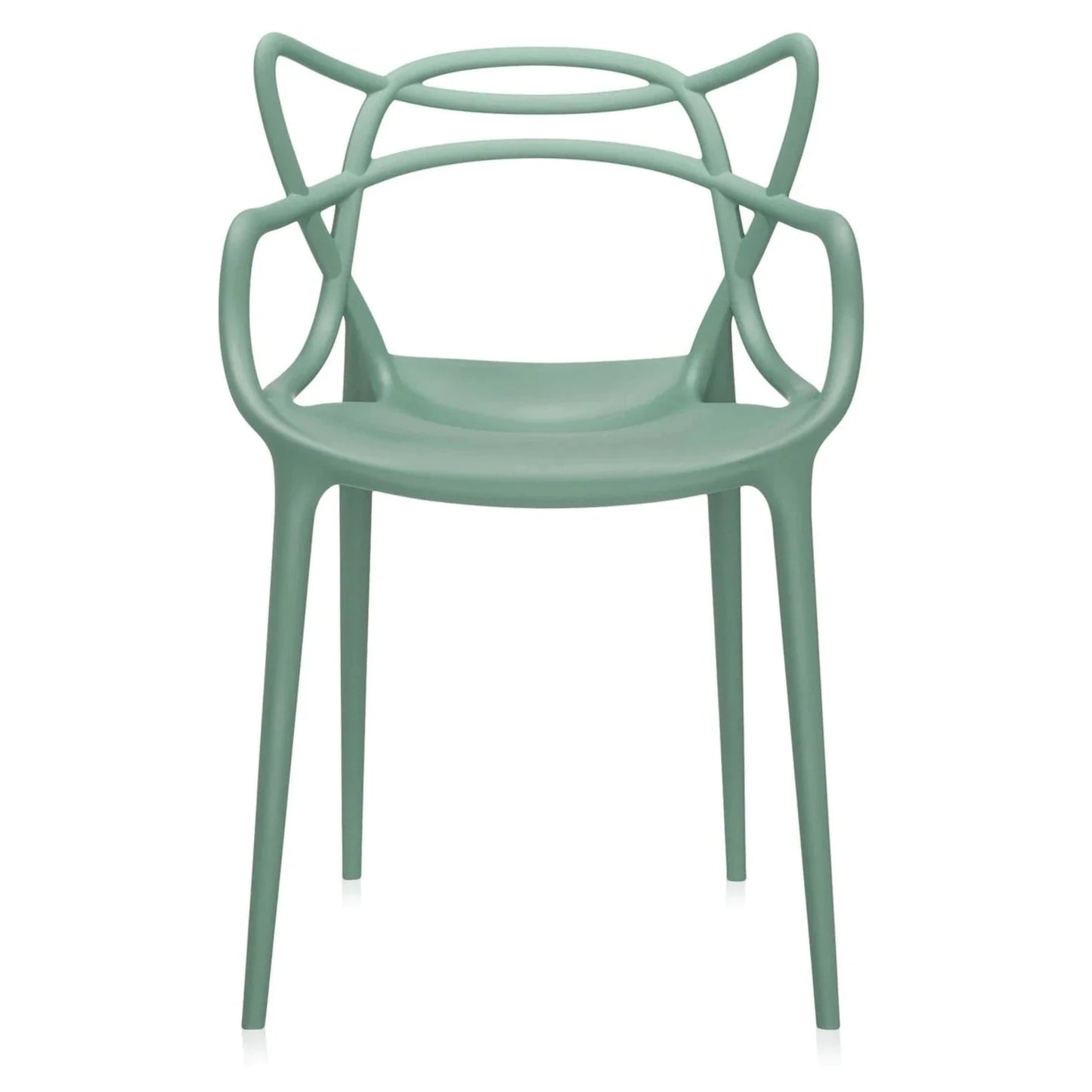 Lot de 2 Chaises Masters de Philippe Starck & Eugeni Quitllet - Kartell-Vert sauge-The Woods Gallery