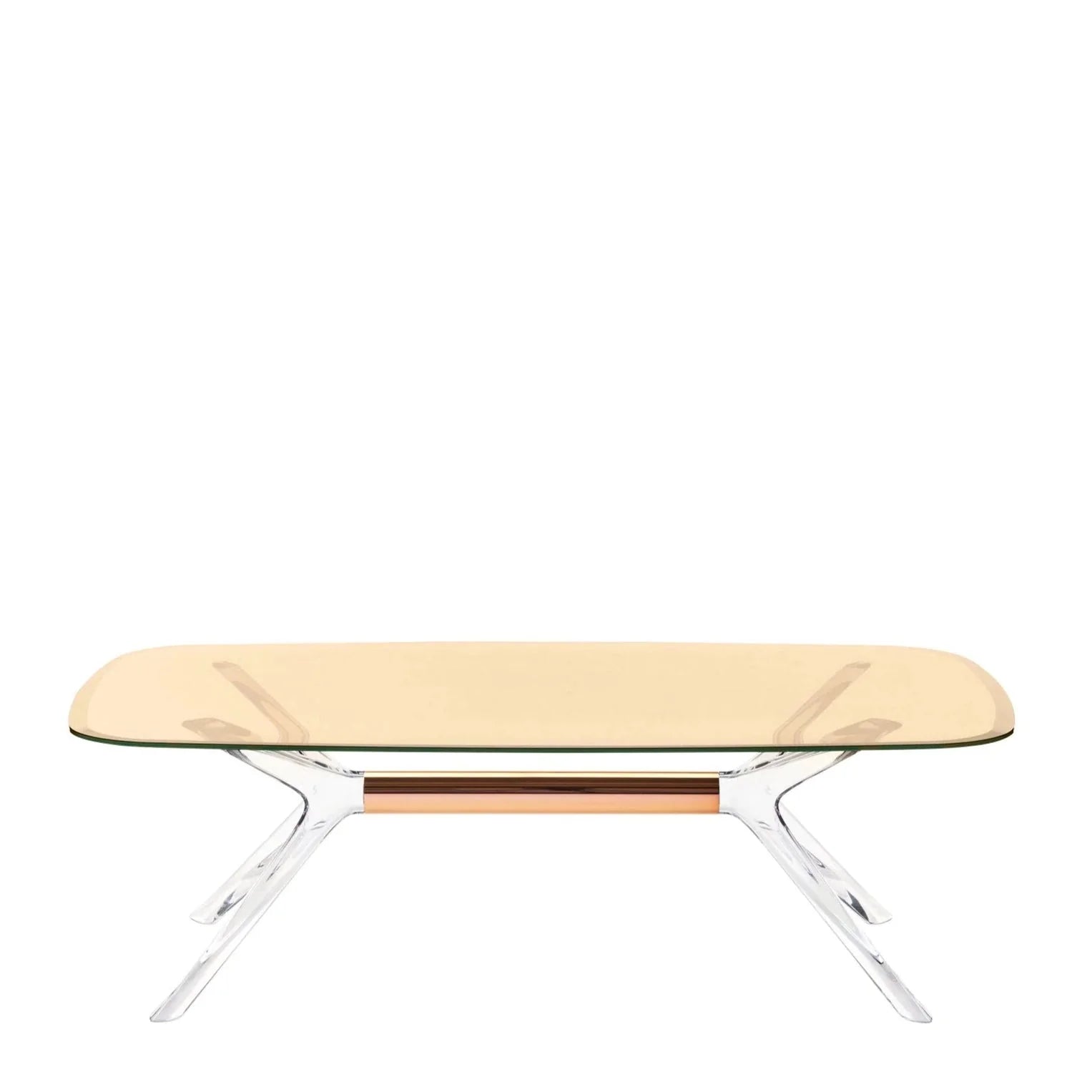 Table Blast de Philippe Starck - Kartell-Bronze-Cristal - Détail Bronze-H 40 X L 130 cm-The Woods Gallery