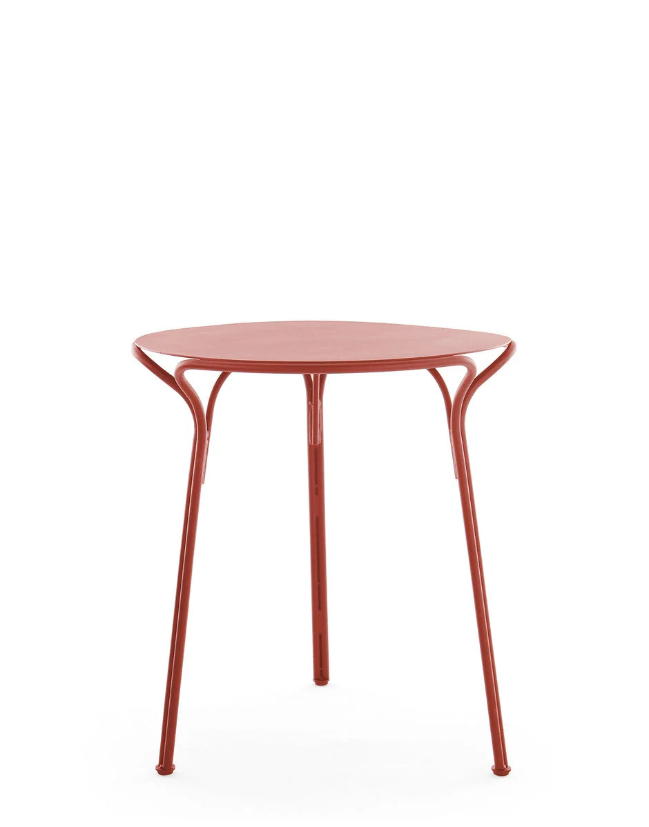 Table HiRay- Ludovica + Roberto Palomba Ø 60 - Kartell-Rouge-The Woods Gallery