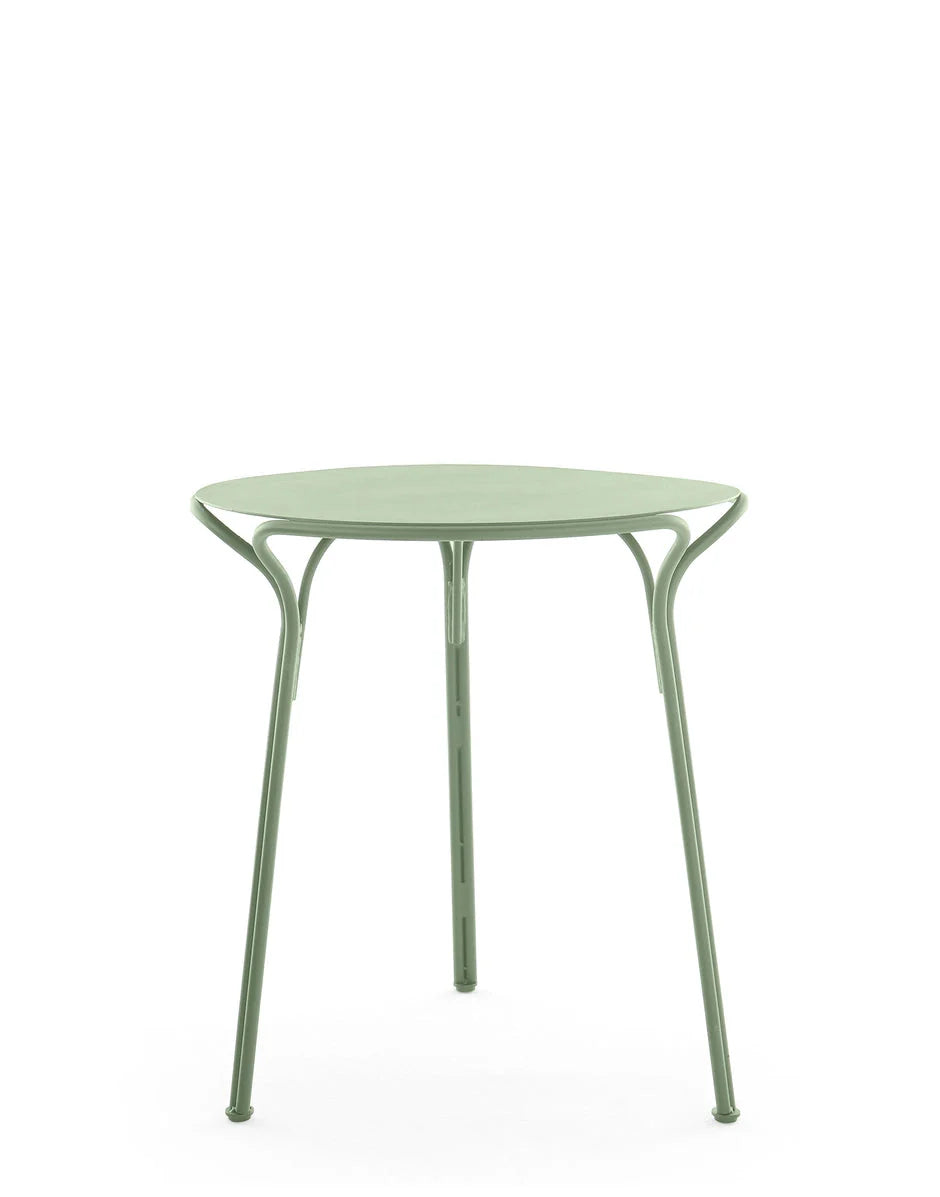 Table HiRay- Ludovica + Roberto Palomba Ø 60 - Kartell-Vert-The Woods Gallery