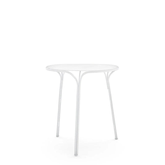 Table HiRay- Ludovica + Roberto Palomba Ø 60 - Kartell-blanc-The Woods Gallery