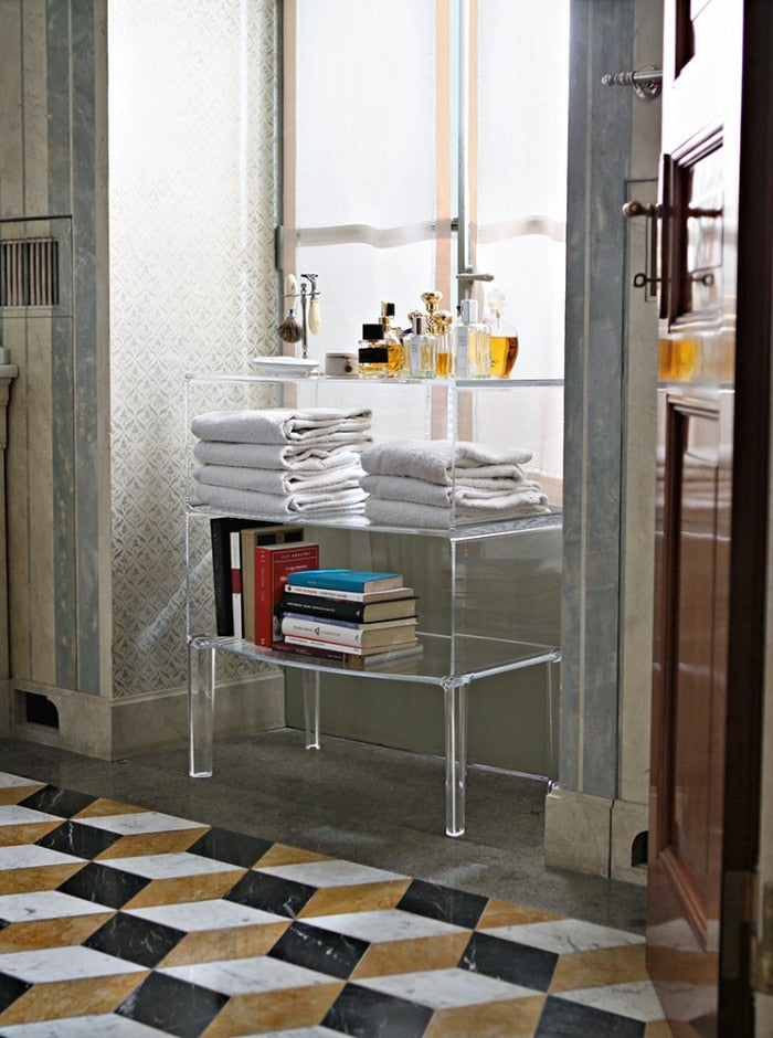 Table de chevet Small Ghost Buster L 40 d'Eugeni Quitllet + Philippe Starck - Kartell