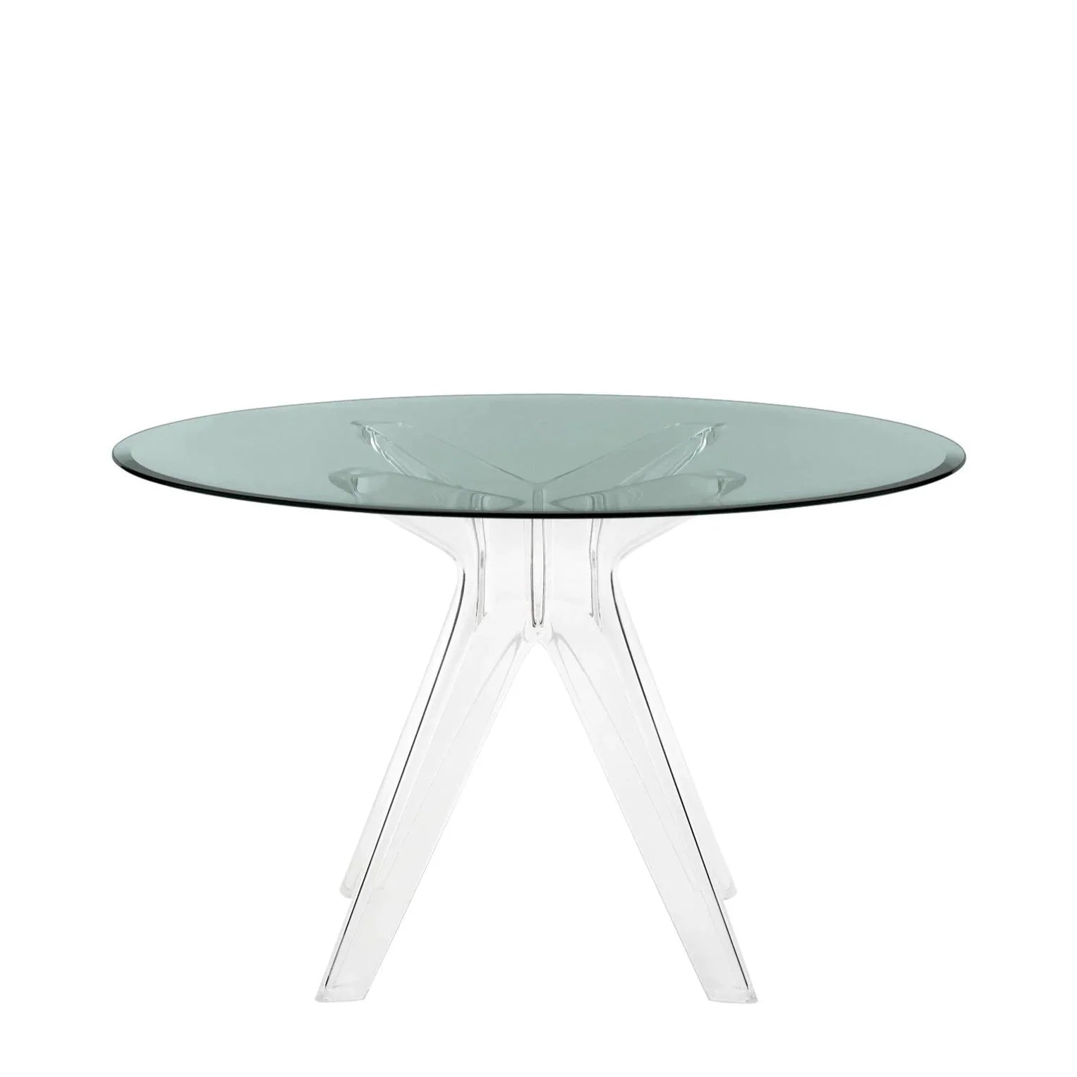 Tables rondes Sir Gio de Philippe Starck Ø 120 - Kartell-Fumé-Transparent-The Woods Gallery