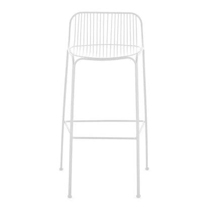 Tabouret haut Hiray de Ludovica et Roberto Palomba - Kartell-Blanc-The Woods Gallery