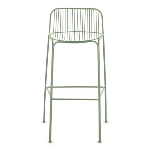 Tabouret haut Hiray de Ludovica et Roberto Palomba - Kartell-Vert-The Woods Gallery