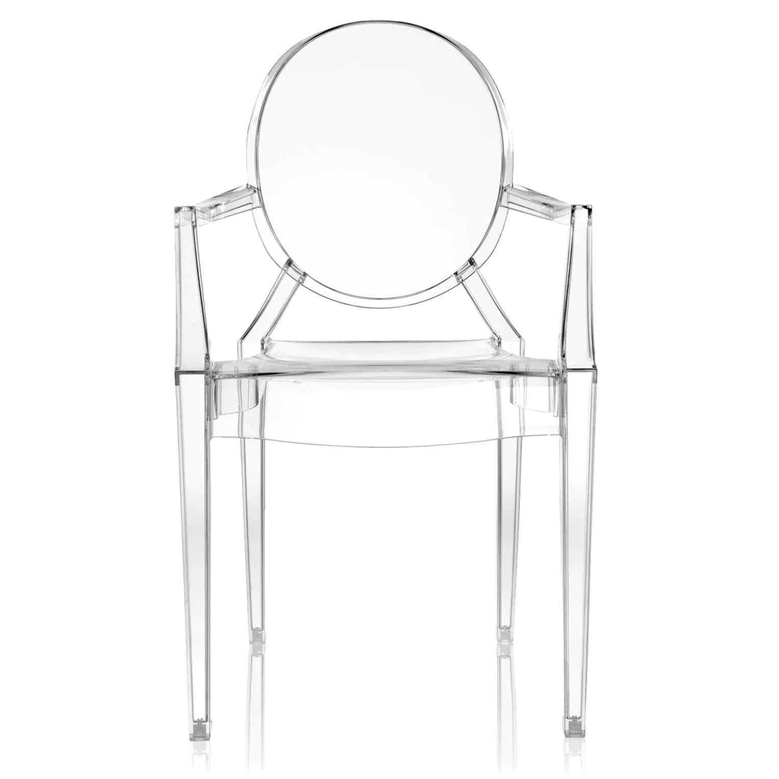 lot de 2 Fauteuil Louis Ghost de Philippe Starck - Kartell-Cristal-The Woods Gallery