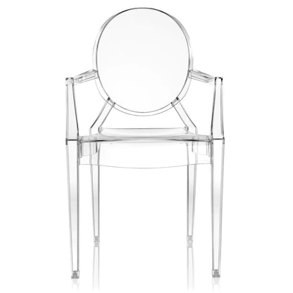 lot de 2 Fauteuil Louis Ghost de Philippe Starck - Kartell-Cristal-The Woods Gallery