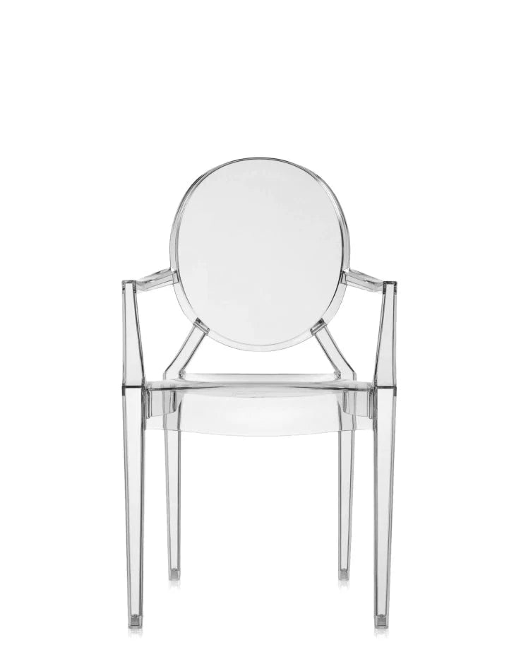 lot de 2 Fauteuil Louis Ghost de Philippe Starck - Kartell-Gris-The Woods Gallery