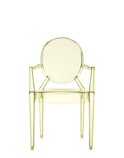 lot de 2 Fauteuil Louis Ghost de Philippe Starck - Kartell-Jaune-The Woods Gallery